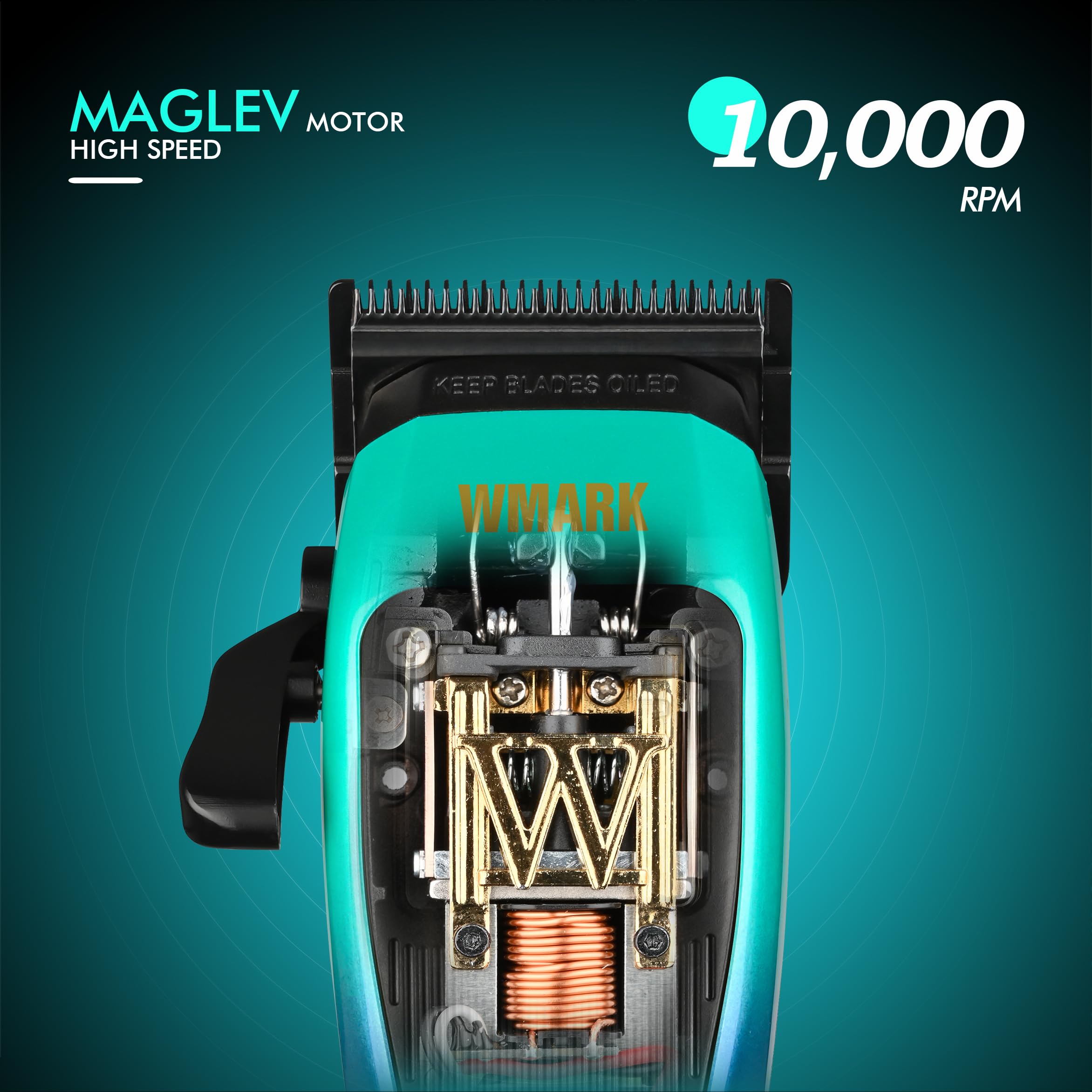 WMARK W-MAGLEV MOTOR バリカン Amazon.com: WMARK Professional Cordless Hair Clipper for Barbers